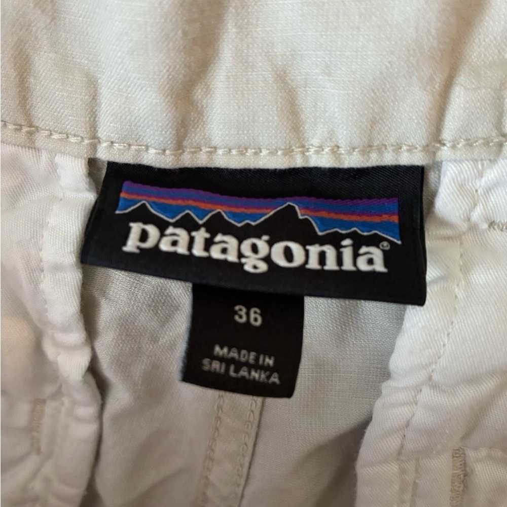 Patagonia Men’s Lightweight Cotton Hemp Pants 36 Khaki - Picture 2 of 5